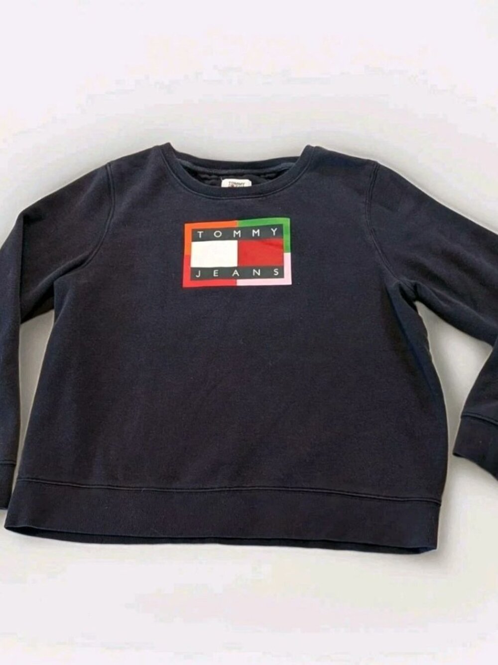 Tommy Jeans Women's Sweatshirt With Colored Logo M